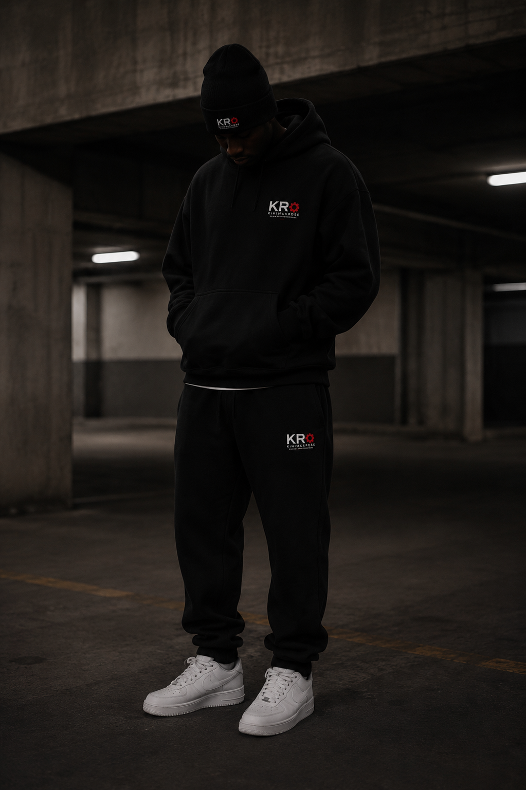 KR SYSTEM® HOODIE — BLACK